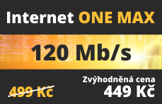 Internet ONE MAX 120 Mb/s