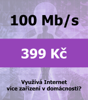 Tarif Internet MAX - optika 100 Mb/s